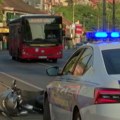Saobraćajna nezgoda kod Cvetkove pijace: Motociklista izgubio kontrolu nad motorom