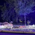 Jeziva nesreća u Kruševcu: Zakucao se BMW-om kod popravnog doma: Vatrogasci sekli vozilo da bi ga izvukli (foto)