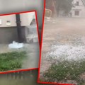(Foto, video) Mionicu pogodio grad, RHMZ upozorava: Olujni pljuskovi, grad i jak vetar tutnje Srbijom