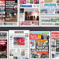 Naslovne strane sutrašnjih novina: Prelistavanje štampe za subotu, 16. avgust 2025. godine