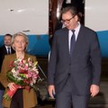 Vučić dočekao na aerodromu predsednicu Evropske komisije: "Dobro došli u Srbiju, draga Ursula"