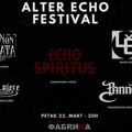 Festival "Alter echo" u petak u "Fabrici"