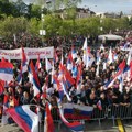 U Banjaluci počeo miting "Srpska te zove" protiv rezolucije o Srebrenici