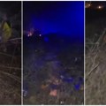 (Video) Automobil se survao u provaliju Jeziva saobraćajka na putu Divci-Mionica: teško povređeni muškarac, žena i dete U…