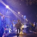 Požar u tržnom centru na Novom Beogradu