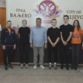 RUSKI BICIKLISTI NA PRIJEMU KOD PREDSEDNIKA SKUPŠTINE GRADA VALJEVA