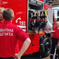 Uvek spremni: Uspešno izveden trening Specijalizovane jedinice civilne zaštite za gašenje požara (FOTO)