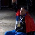 Doček Aleksandra Radišića, zlatnog paraatletičara
