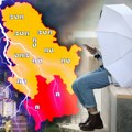 Olujni oblak stiže u Srbiju tačno u ovo vreme: Očekuju se nove poplave i grad protiv kog ne pomažu protivgradne rakete!