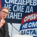 Vučić poručio na skupu u Smederevu: Pozivam sve naše ljude da se vrate u Srbiju