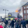 Veliki požar u Kopenhagenu, gori stara zgrada danske berze