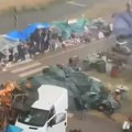 Snažno nevreme se sručilo na Aleksinac, prekinut i vašar! Vetar nosio sve pred sobom, ljudi bežali od jakog pljuska (video)