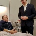 Vučić posetio Dodika u bolnici, poželeo mu brz oporavak