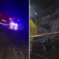 Auto u kom su bili muškarac, žena i dete sleteo sa puta: Drama kod Mionice, pojavio se i snimak (video)