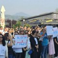 Protest u Leposaviću u znak podrške uhapšenom Nebojši Virijeviću