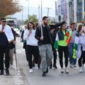 Studenti iz Novog Pazara peške ka Novom Sadu: Večeras stižu u Čačak