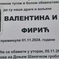 Najtužnija slika na umrlici, sestrice Tina i Sara u zagrljaju: Sutra sahrana poginulih devojčica u Novom Sadu