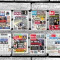 Naslovne strane današnjih novina: Prelistavanje štampe za ponedeljak, 11. decembar 2023. godine