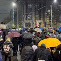 Protest u Beogradu zbog nesreće u Novom Sadu