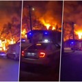 (Video) Nebo crveno od vatre u Kruševcu! Veliki požar guta Uljaru, preti da se proširi na sve okolne objekte - gust dim…