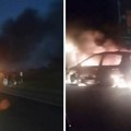 Buktinja na auto-putu ka Nišu: Devojkama se zapalio auto, a Konstantin im spasao živote