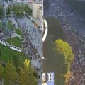 Protest povodom 10 meseci od pada nadstrešnice u Novom Sadu: Studenti i građani odaju počast stradalima