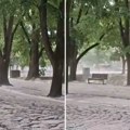 Bela reka juri gradom! Strašan snimak iz Vrnjačke Banje: Svi u neverici gledaju popularan park, skoro potonuo!