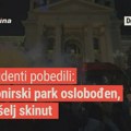 Studenti pobedili: Pionirski park oslobođen, Šešelj skinut | Mašina DNEVNIK