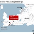 Island: Jaka vulkanska erupcija kod Rejkjavika, mlazevi lave visoki i jaki