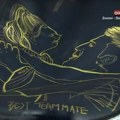 „Najbolji saigrač“: Umetnost na Novakovom rancu (VIDEO)