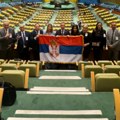 Srbi razvili našu zastavu u ujedinjenim nacijama Zavijorila se trobojka, ne mogu da sakriju svoj ponos (foto)