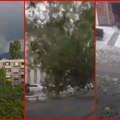 "Duvalo je kao da će prozore odneti... Bilo je zastrašujuće": Jezivi snimci iz Zagreba, vetar nosio sve pred sobom (video)