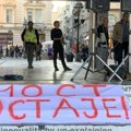 Protest zbog izmeštanja Starog savskog mosta u Beogradu