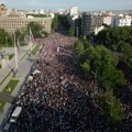 Peti protest protiv nasilja: Desetine hiljada građana oko Predsedništva