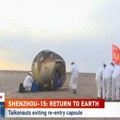 VIDEO: Kineski astronauti se bezbedno spustili nazad na Zemlju