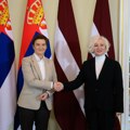 Ana Brnabić u poseti Letoniji: Sastala se sa predsednicom Parlamenta Letonije, sledi sastanak s predsednikom Rinkevičsom