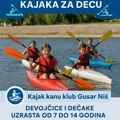 Besplatna škola kajaka za najmlađe na Nišavi