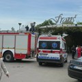 Прве фотографије пожара у "Франшу": Горео вентилациони отвор, на лицу места и Хитна помоћ ФОТО