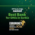 OTP banka Srbija proglašena je za pobednika u kategorijama Najbolja banka za MSP u Srbiji i Najbolja banka za ESG u Srbiji