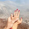 Piroćanac zaprosio devojku ispod Etne u vreme velike erupcije vulkana