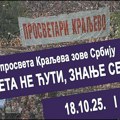 Protest prosvetara u Kraljevu uz brojne govornike i nastupe Beogradskog sindikata i Marčela