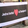 U Beogradu održan skup podrške: "Jedna borba - srcem uz Sarajevo"