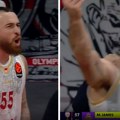 Majk Džejms besneo i pokazivao sudiji da uzima novac: Skandal u plejofu Evrolige pred očima Novaka Đokovića