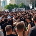 Navijači Partizana na protestu u Beogradu najavili krivične prijave protiv uprave fudbalskog kluba