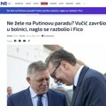 Još jedna besmislena, bolesna teorija! N1 tvrdi da su se Vučić i Fico razboleli jer traže izgovor da ne idu u Moskvu