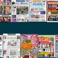 Naslovne strane današnjih novina: Prelistavanje štampe za sredu, 6. avgust 2025. godine