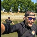 Pojavili se nestvarni snimci Ljudi prelaze Dunav pešice da dođu na festival, pojačane mere bezbednosti