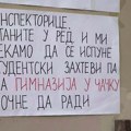Profesori i maturanti čačanske Gimnazije protestovali protiv nove direktorke