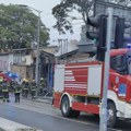 Požar na Banovom brdu, ne saobraćaju tramvaji ni autobusi