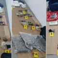 Uhapšen Novosađanin (22): U garaži držao više od 17 kg droge, nagazne mine, bombe i pištolje